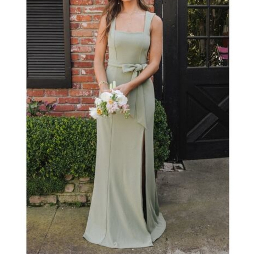 NWT Show Me Your Mumu Paris Maxi Dress Sage Green XL